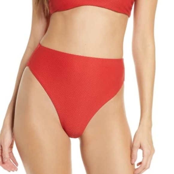 NWOT Chelsea28 EasyRetro High Waist Bikini Bottoms - Picture 1 of 7